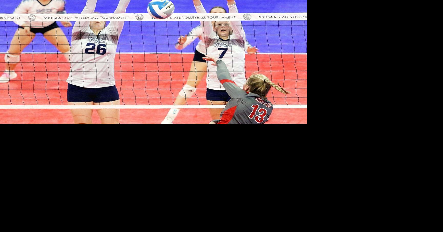 State Volleyball Burke drops Class B thirdplace match