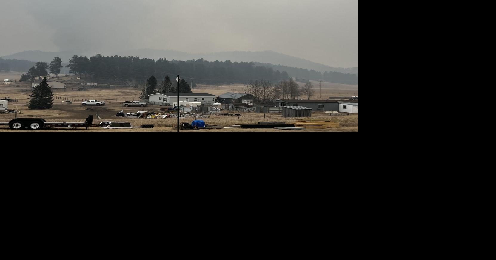 Updated: Flight restrictions in place as winter wildfire burns over 5,000 acres in Custer County