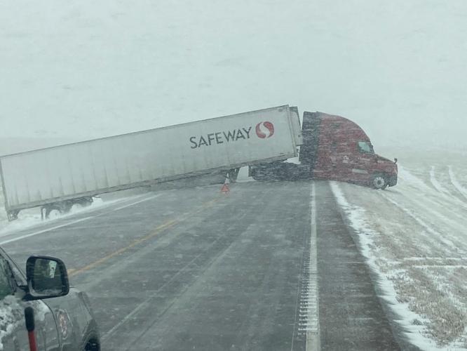 Truck Blocking Highway