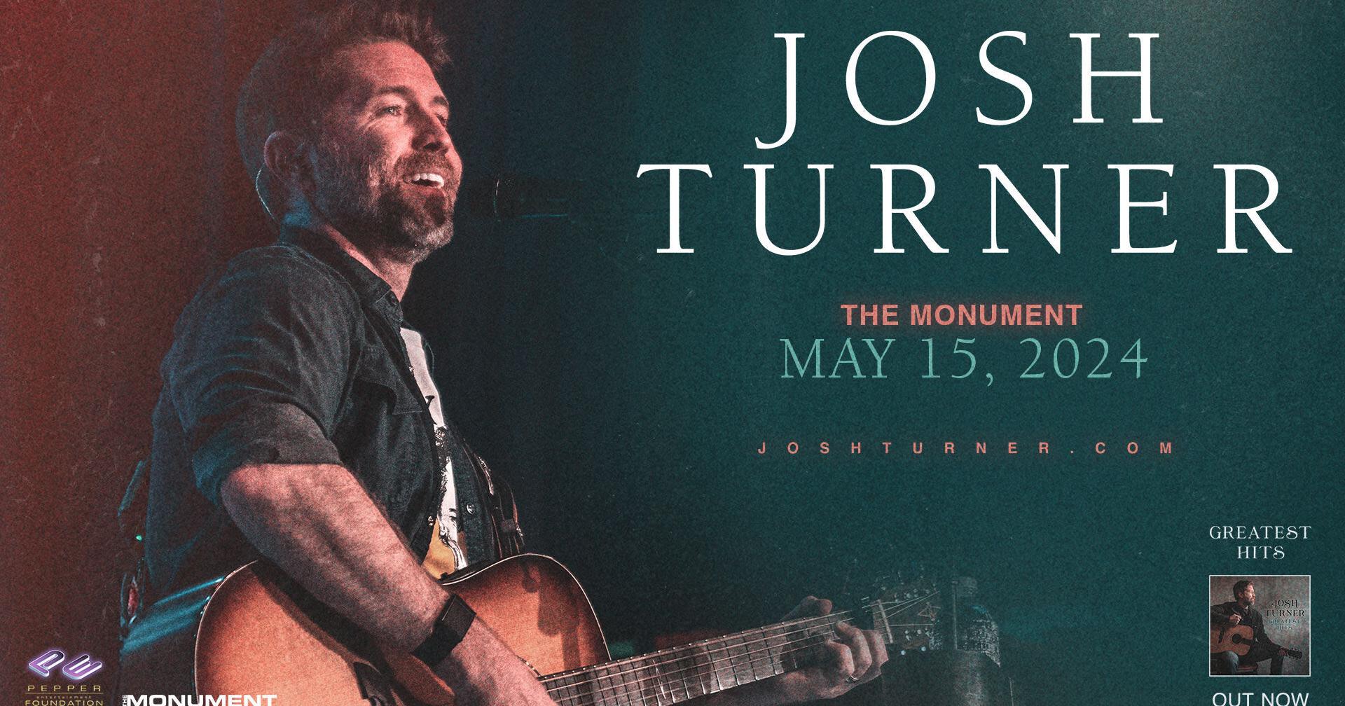 Josh Turner to headline The Monument this May - Vimarsana News