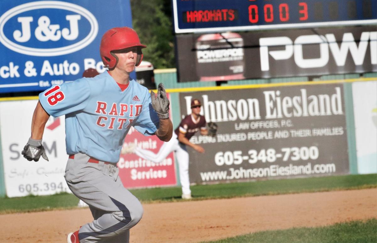 Hardhats Tipton running