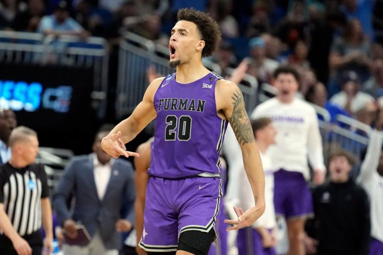 NCAA Furman Virginia Basketball