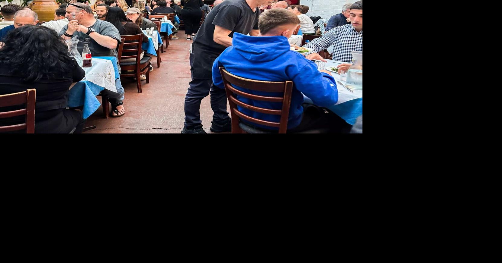Inside Jim’s Greek Tavern.