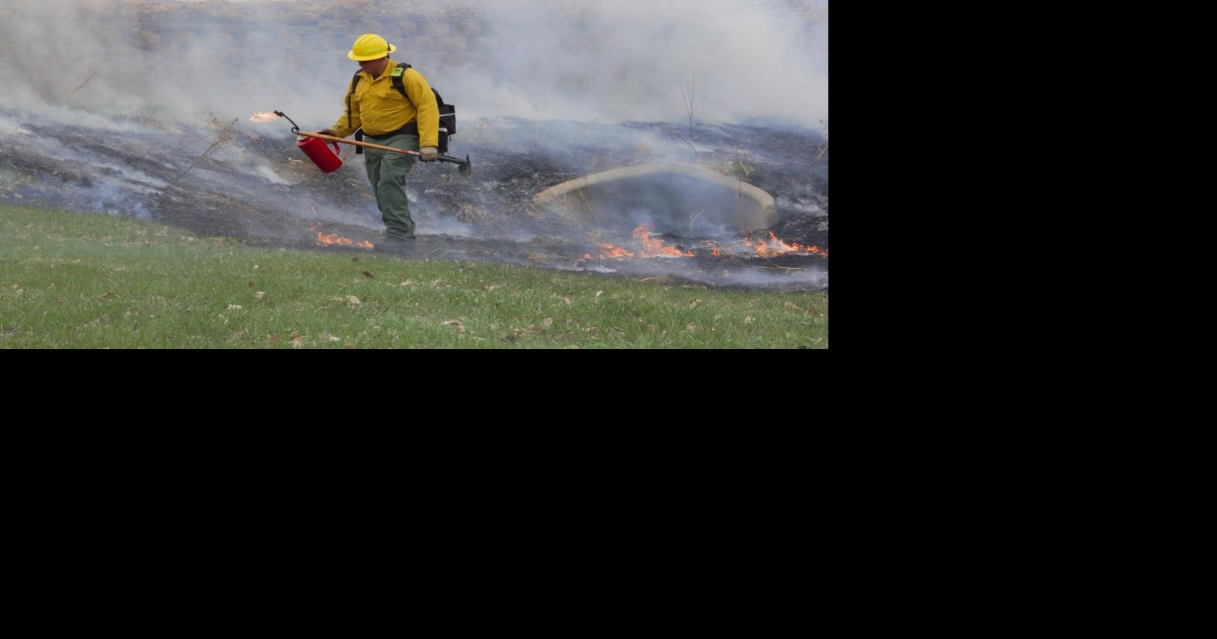 Rapid City Fire Department conducts controlled burn to reduce wildfire