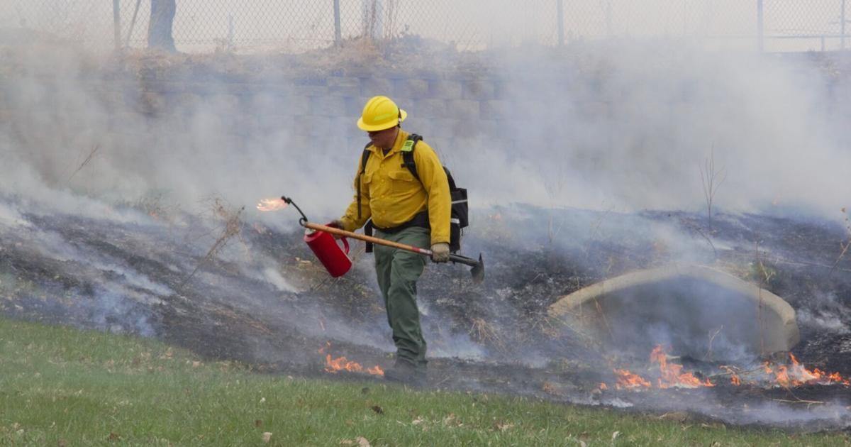Rapid City Fire Department conducts controlled burn to reduce wildfire