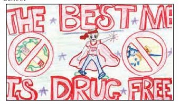 District drug free poster contest Winners announced