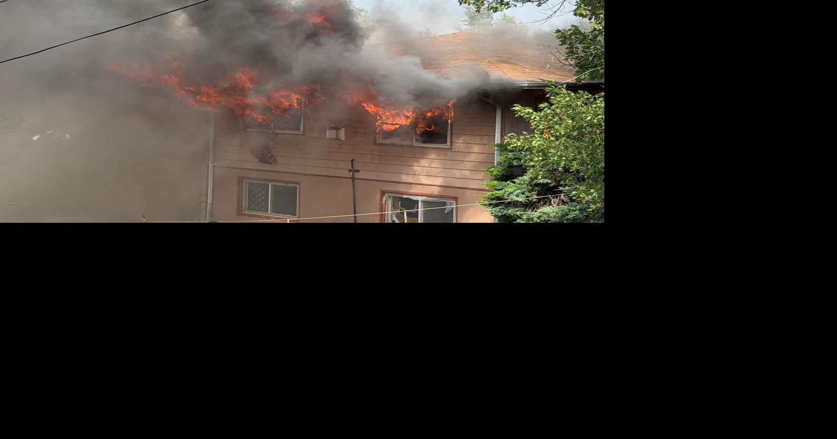 Update: Crews contain Oakland Street house fire in Rapid City