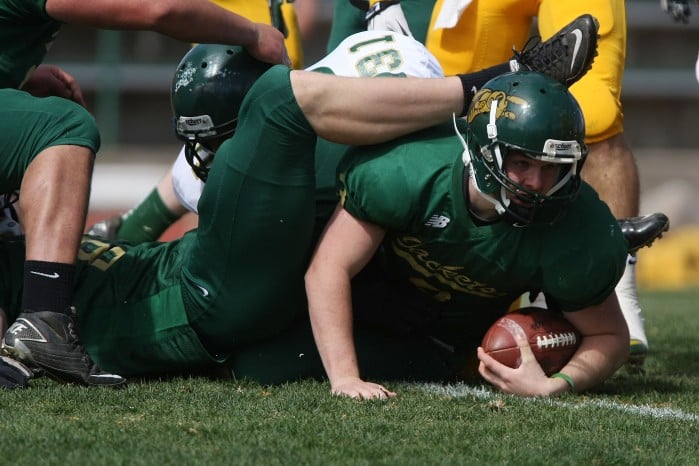 College Football Black Hills State Still Learning At Spring Game   4f9348df72af5.preview 699 