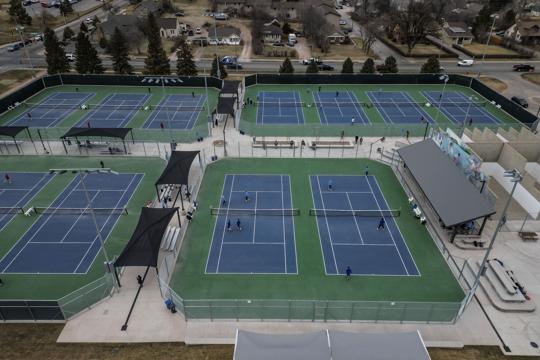 #39 Happy to be here #39 : Revamped Sioux Park Tennis Complex hosts first