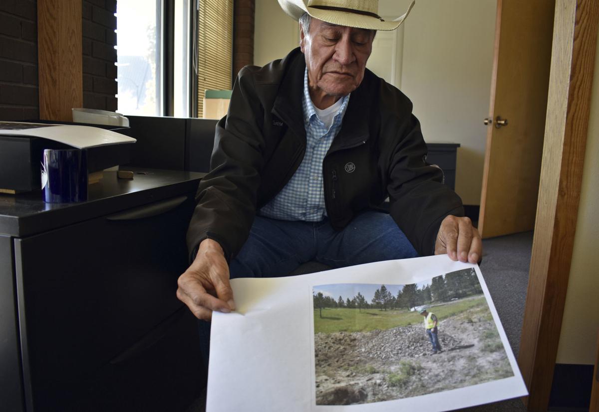 Tribe members Ancient bison kill site desecrated by mining