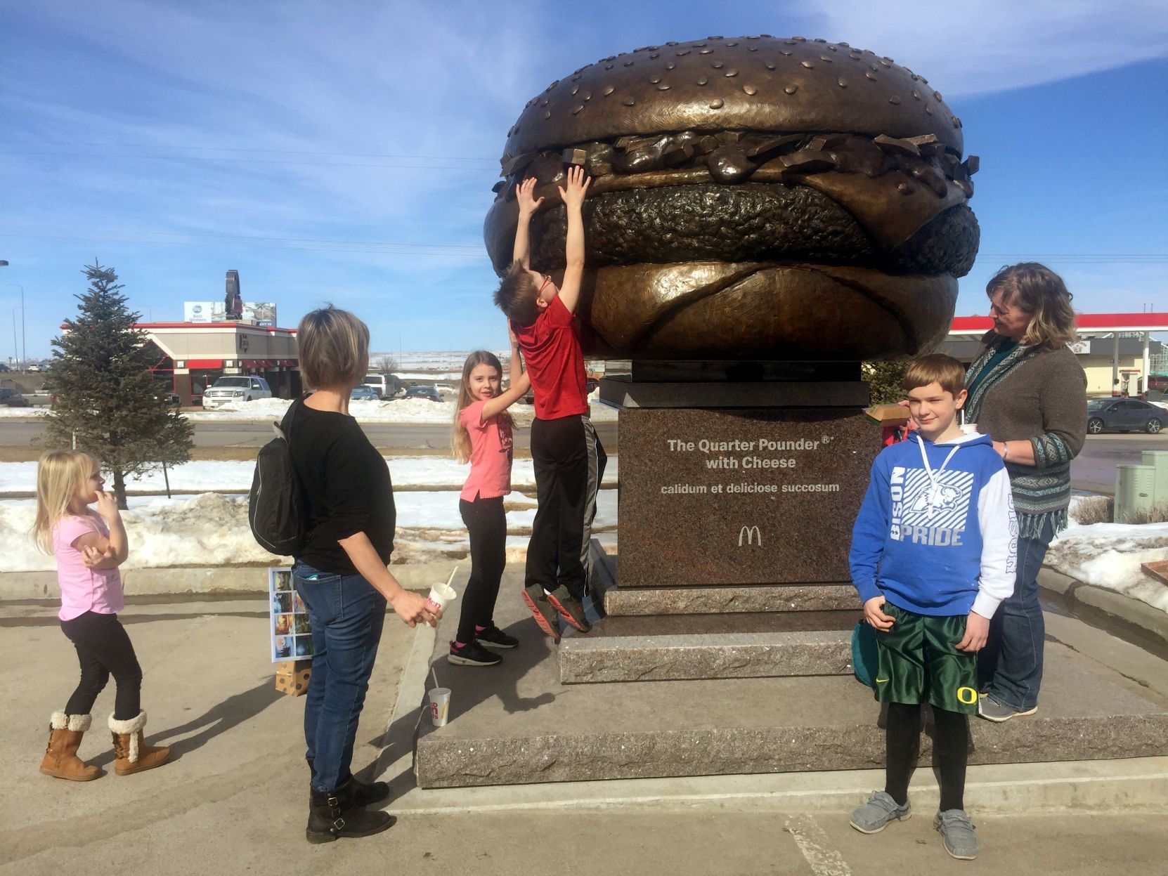 Rapid City welcomes a monument to the Quarter Pounder