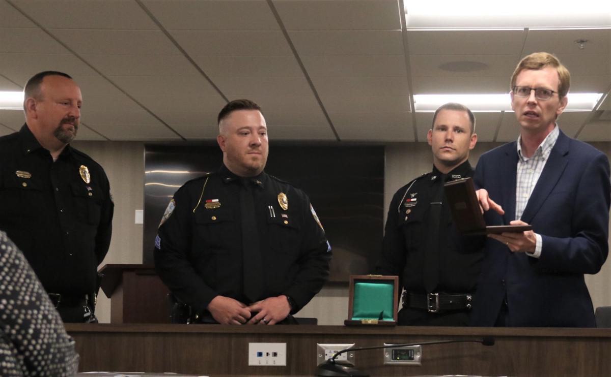 Sturgis police officers receive Carnegie Medal for saving man from fire