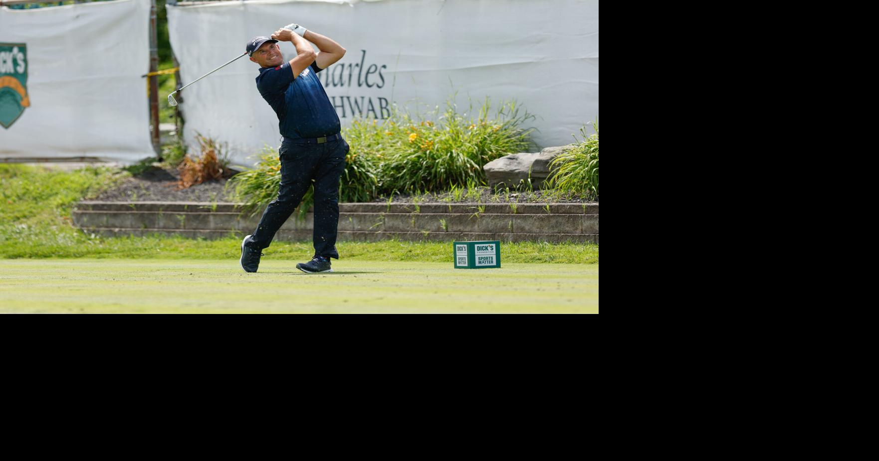 Padraig Harrington finished at -7 at the first round of the 2026 Dick's Sporting Good Open at En-Joie golf course