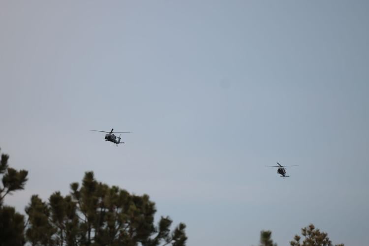 Two Helicopters