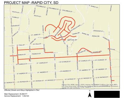 Rapid City MDU Project Map