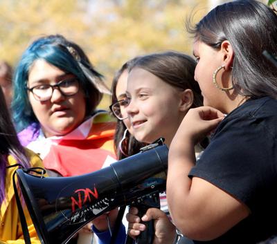 Greta Thunberg march 4