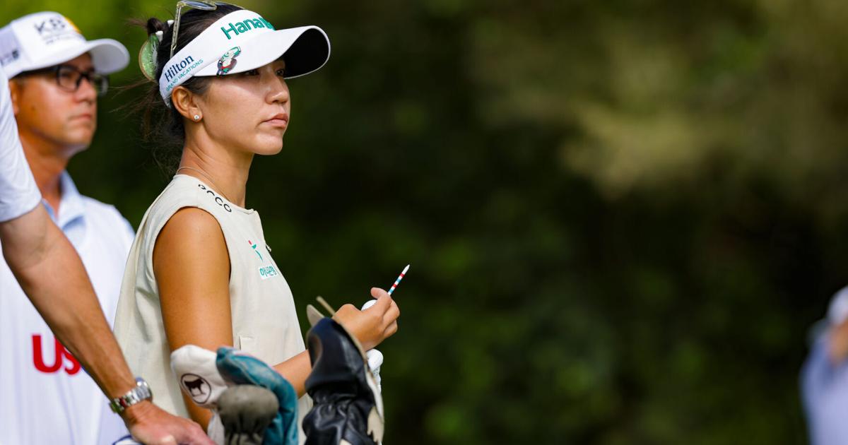 Lydia Ko waiting on the 13th hole during the first round of the 2026 U.S. Women's Open Presented by Ally at The Riviera Country Club in Pacific Palisades, Calif. on Thursday, June 4, 2026.