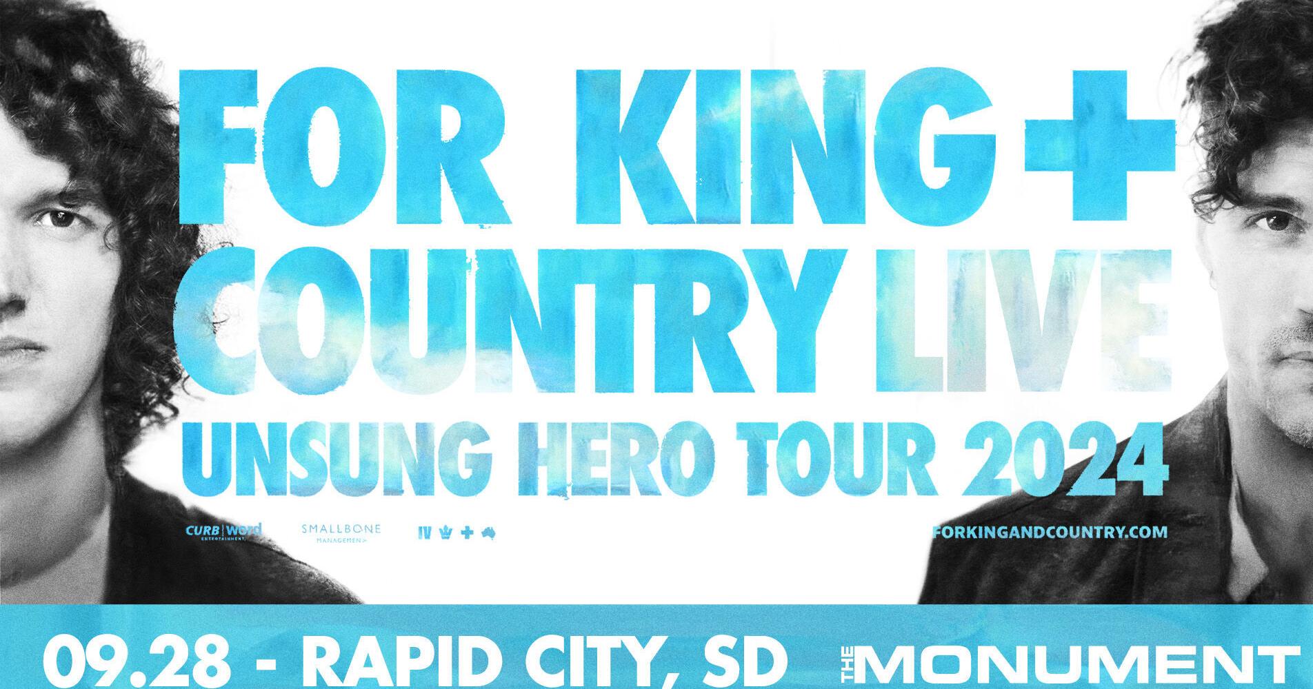 For KING + COUNTRY is coming to The Monument in Rapid City - Vimarsana News