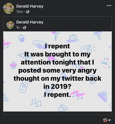 Gerald Harvey Repents
