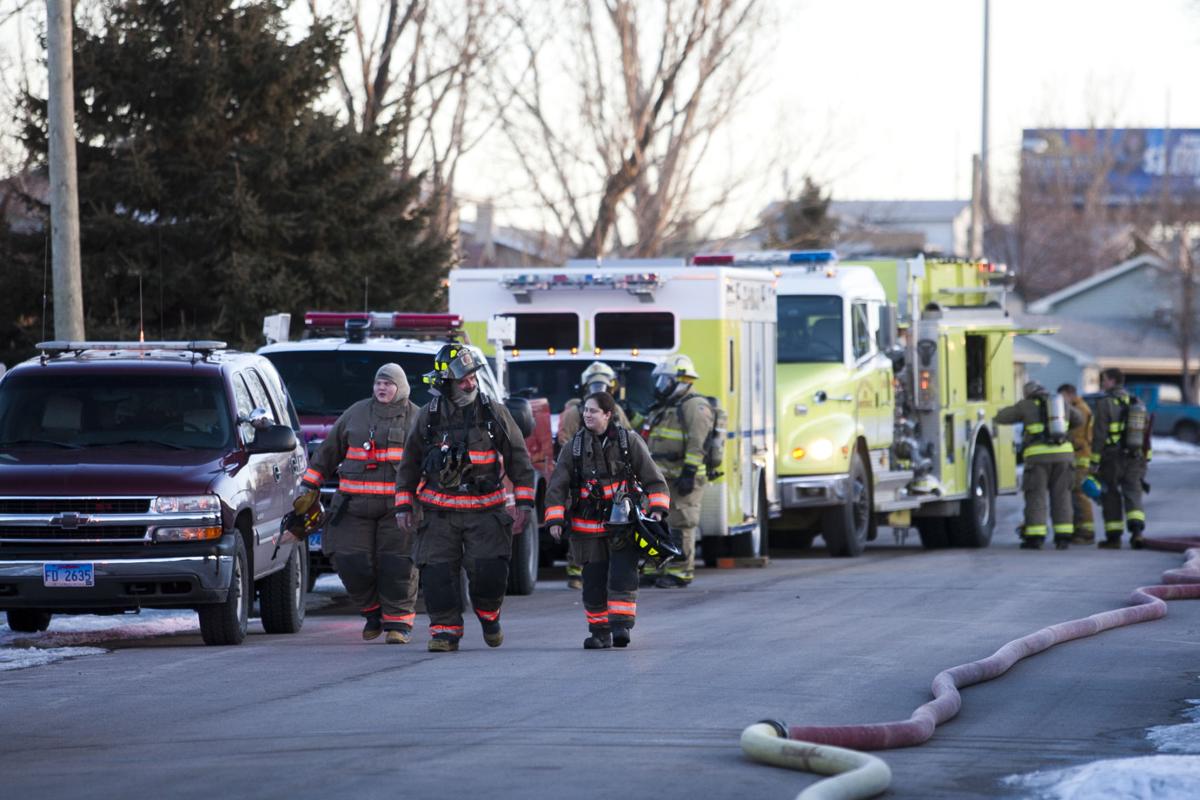 House fire in Black Hawk Photos