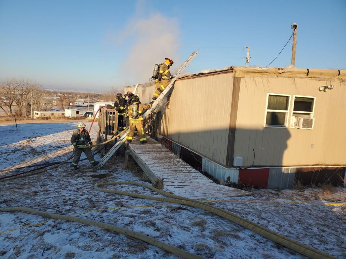 Mobile home catches fire in Box Elder Fire updates