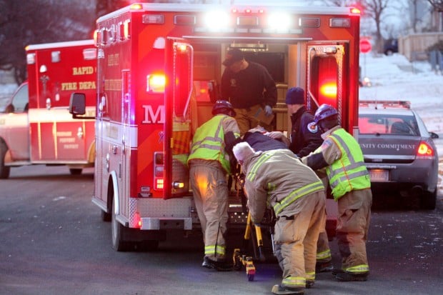 Two injured after car crashes into funeral home