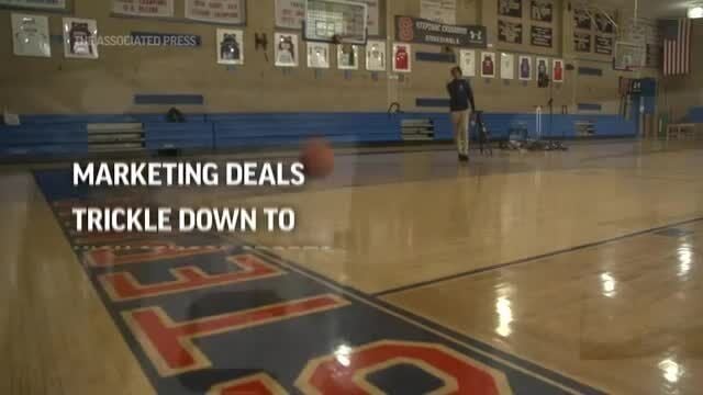 Marketing deals trickle down from NCAA to high school sports 