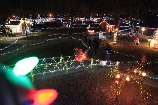 christmas night of lights begins at storybook island local christmas nights of lights