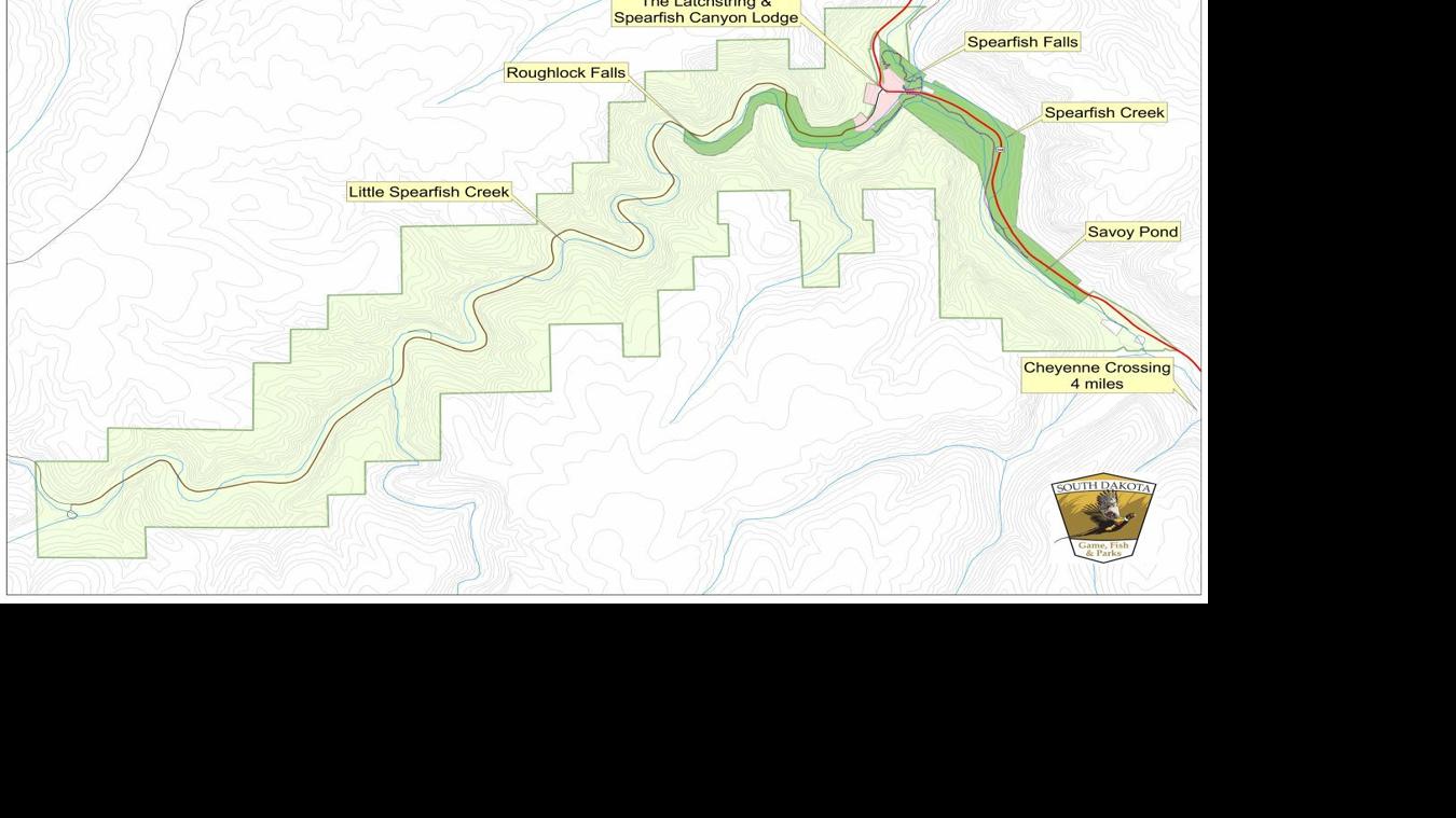Proposed map of Spearfish Canyon State Park
