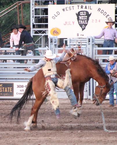 Rodeo--Garrett Uptain bucked off .JPG
