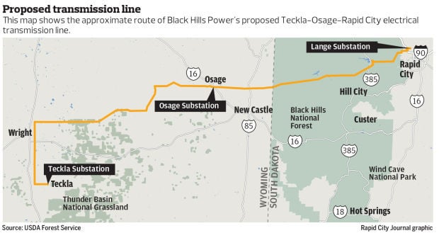 Black Hills Power at odds with some landowners over $54 million project