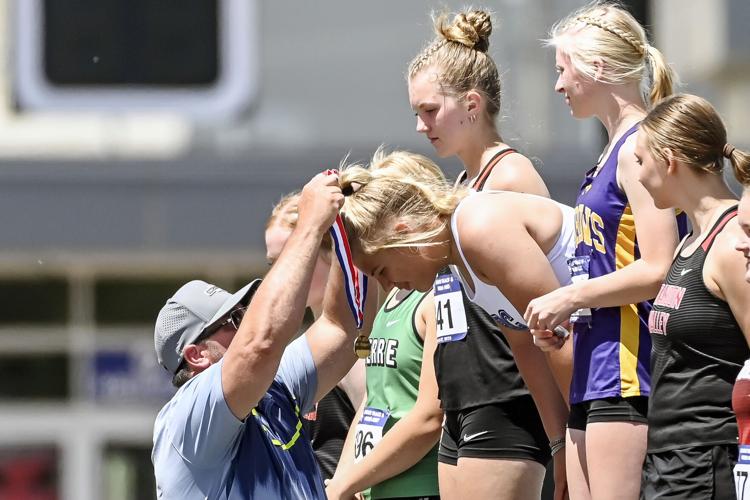 Stevens’ Brynn Nelson is setting the mark for South Dakota javelin throwers