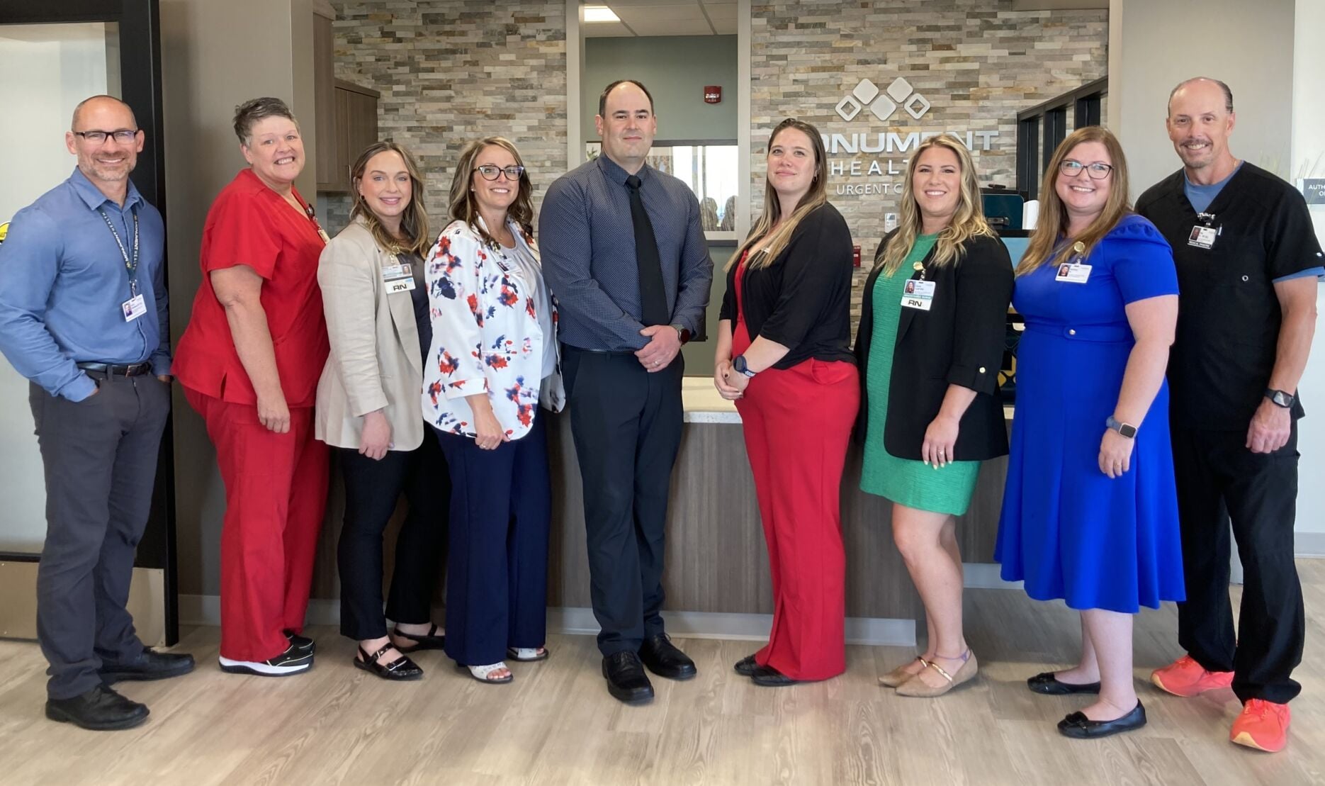 Leadership team at Box Elder clinic