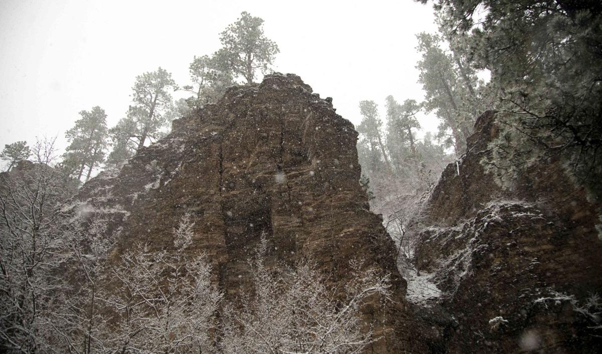 PHOTOS Snow falls on Spearfish Canyon and Rapid City