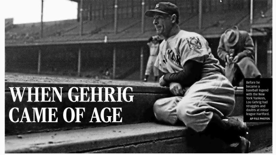 Lou Gehrig New York Yankees 1939 Home Baseball Throwback 