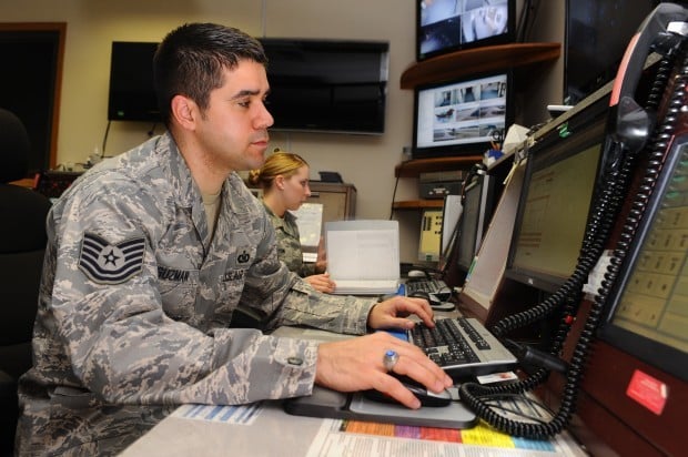 Command post control is staffed 24 hours a day, every day | Ellsworth ...