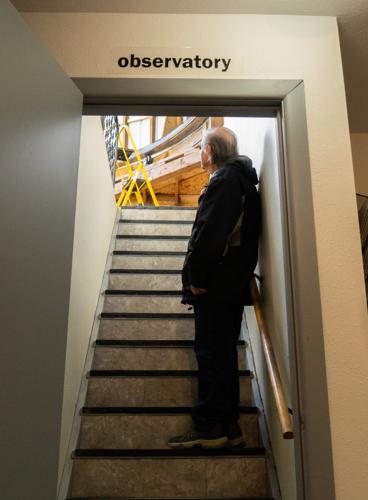 Ron Dyvig on the Observatory Stairs