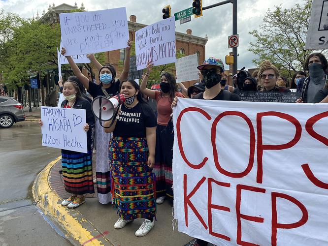 Protesters Return to Downtown Rapid City