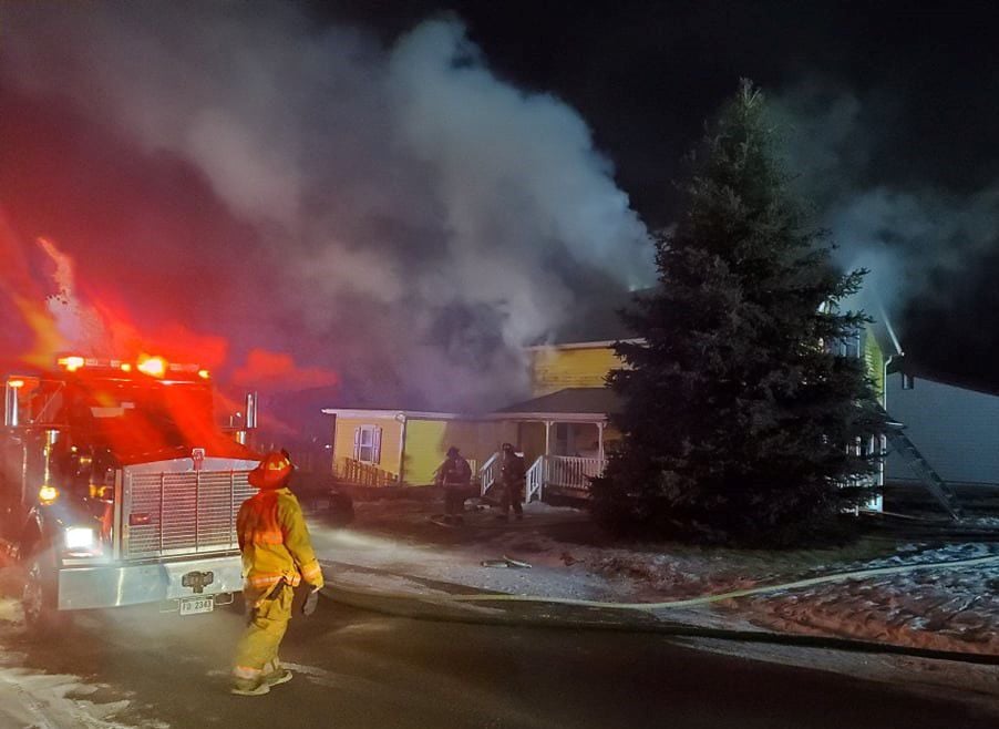 Volunteer Firefighters Battle Two Blazes Thursday Night