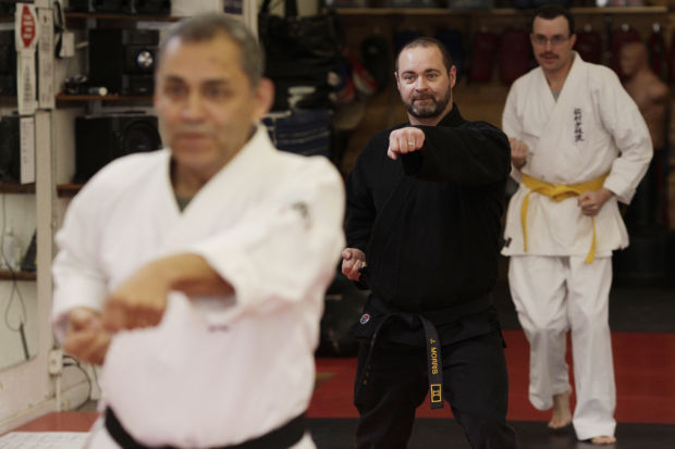 Kicking the couch: Karate class caters to baby boomers