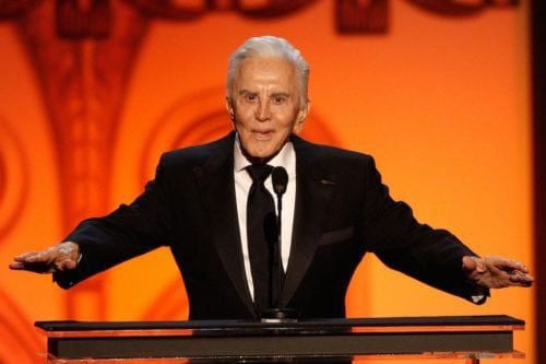 kirk douglas, 101, dotes on his 8-month-old great-granddaughter