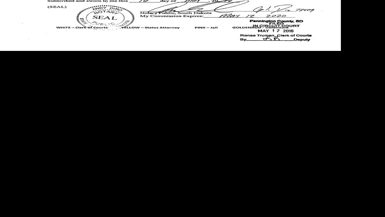 Clarence Yellow Hawk Jr Waiver Of Extradition Rapidcityjournal Com