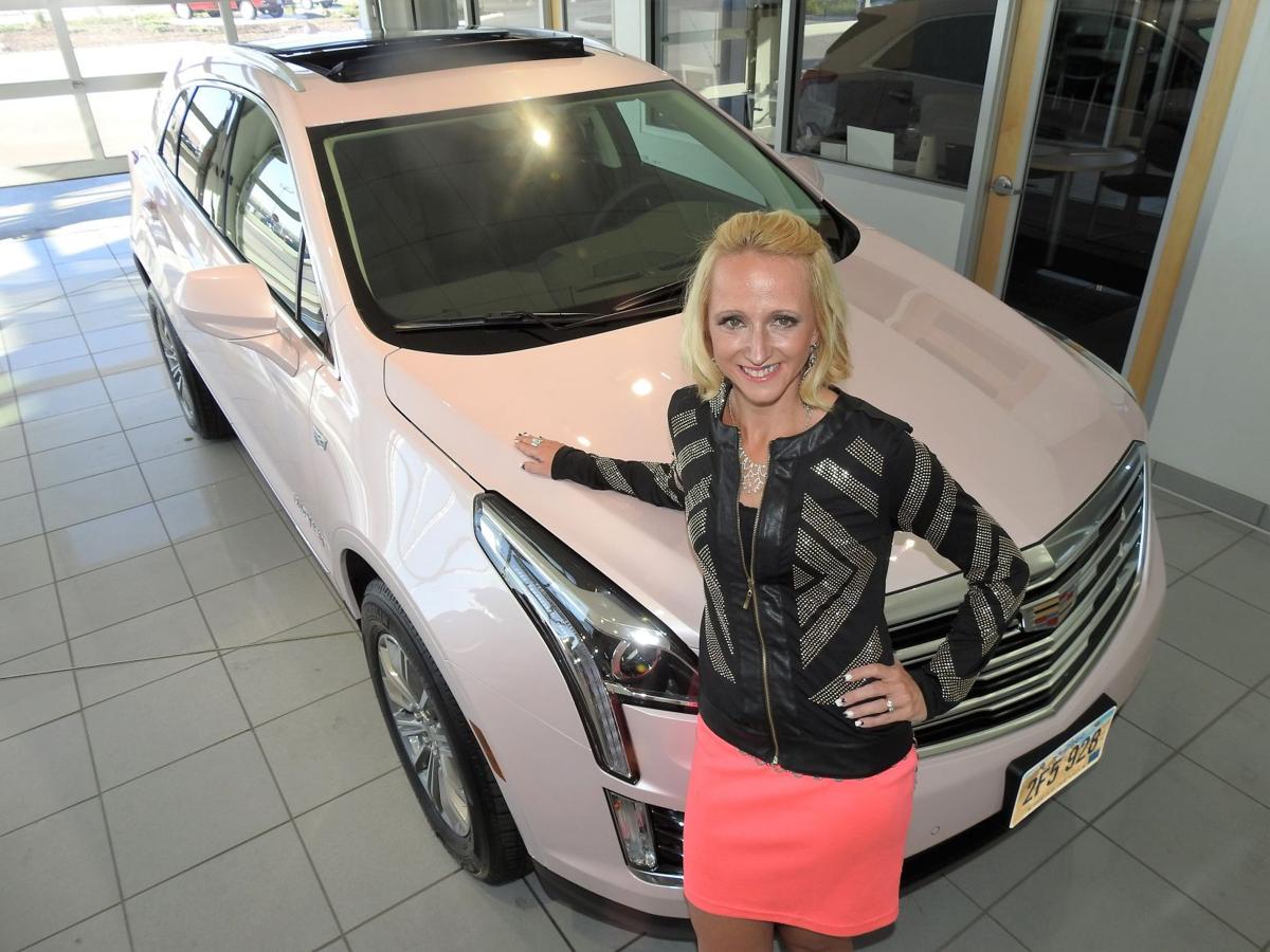 Woman Earns First Pink Mary Kay Cadillac 0447