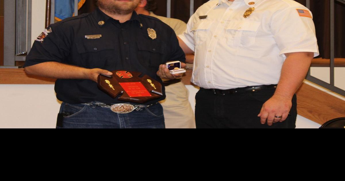 Belle Fourche Volunteer Fire Department awards firefighters for service