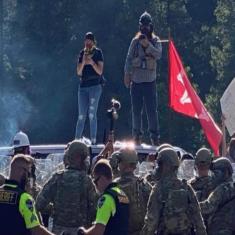 Protesters Shut Down Road Checkpoint To Mount Rushmore Politics