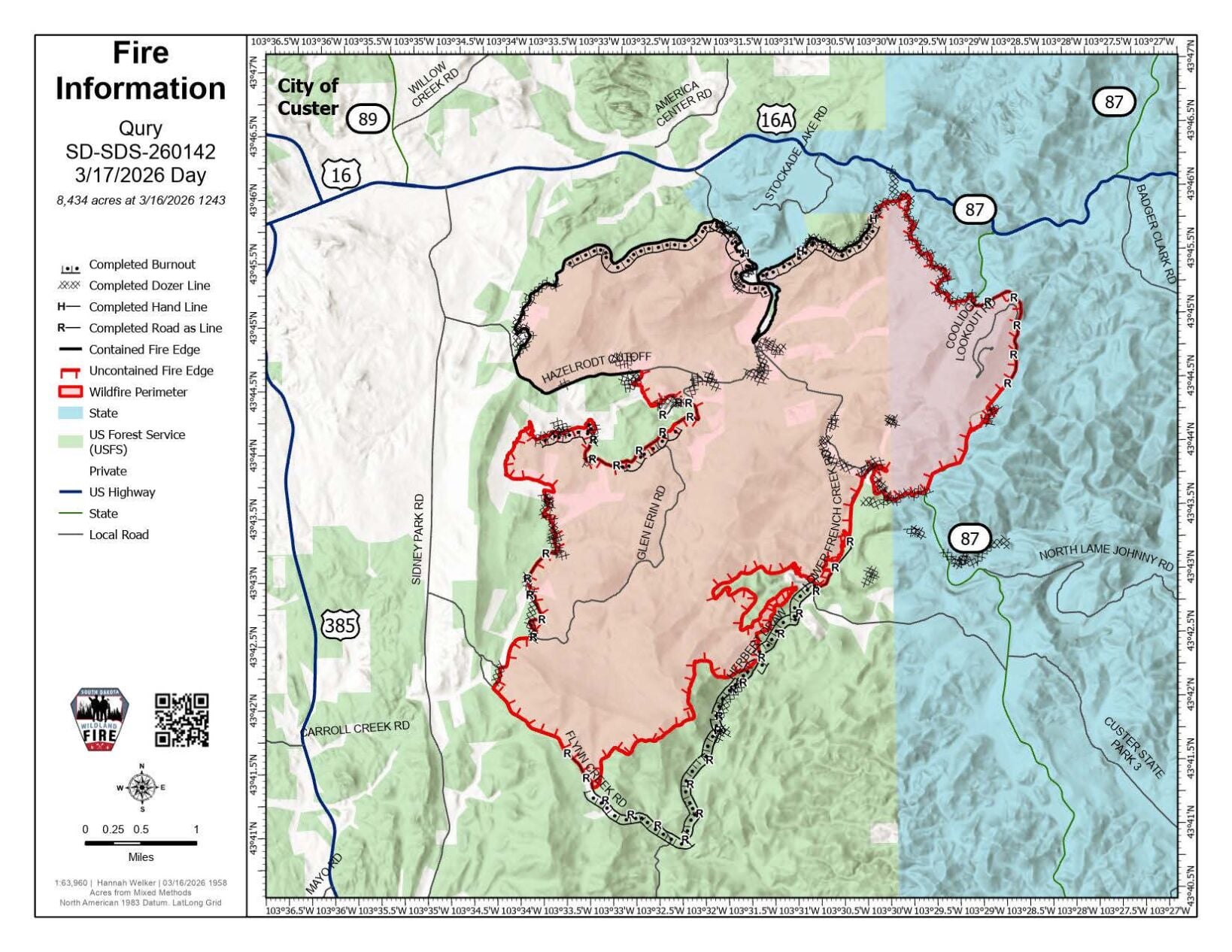 Qury fire map