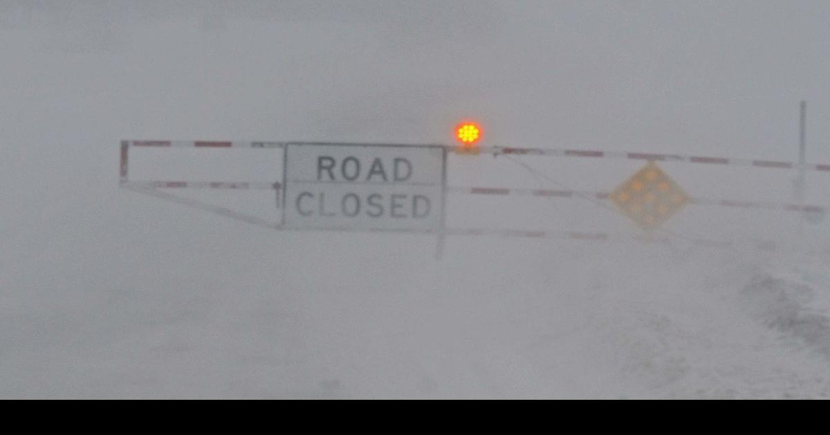 I90 shut down from Rapid City to Murdo due to blizzard conditions