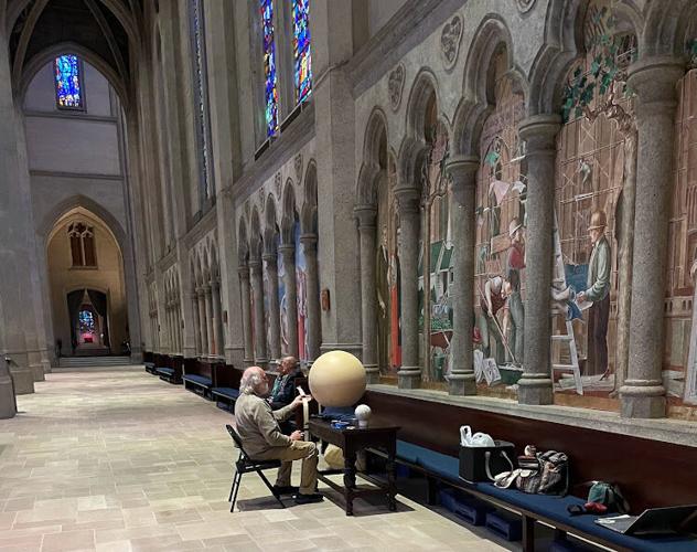 Dick Termes at Grace Cathedral