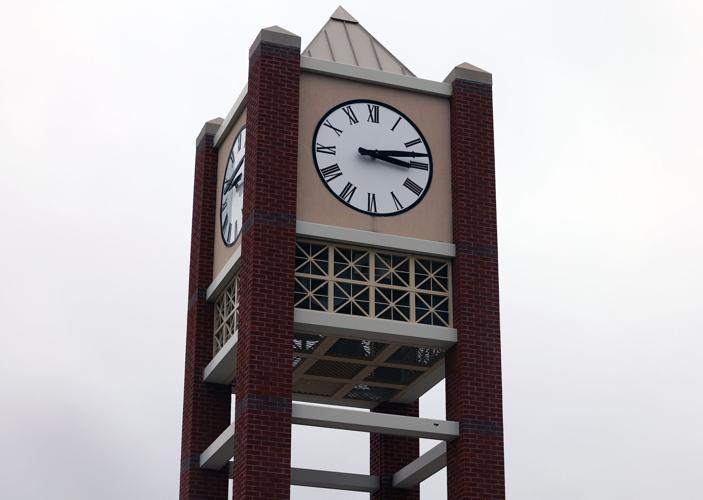 Chadron State College clock (copy)