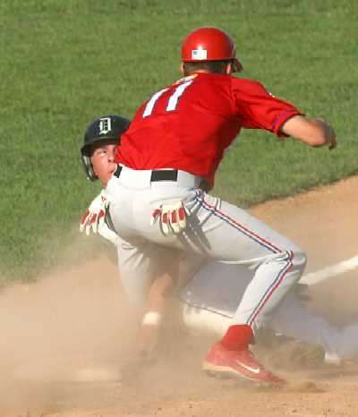 Post 22 doubles its fun by sweeping N.D. team